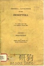 GENERAL CATALOGUE OF THE HEMIPTERA PDF电子版封面 W.E.CAHINA,General Editor