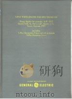 General Electric Company.X-Ray Dept.X-ray wavelengths for spectrometer.1964. PDF电子版封面