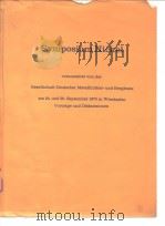 Gesellschaft Deutscher Metallhutten-und Berglente.Symposium Nickel.1970. PDF电子版封面