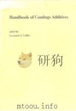Handbook of coatings additives. 1987. PDF电子版封面