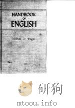 Handbook of English James A.S.Mcpeek Austin Wright PDF电子版封面