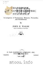 HANDBOOK OF NONPARAMETRIC STATISTICS PDF电子版封面