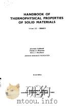 HANDBOOK OF THERMOPHYSICAL PROPERTIES OF SOLID MATERIALS PDF电子版封面