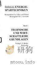 Handbuch der energiespartechniken:Kompendium furlehre und Praxis;Bd.1.1983. PDF电子版封面