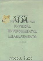 Instruments For Physical Environmental Measurements J.Y.Wang Vol.2 1976. PDF电子版封面