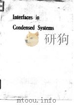 Interfaces in condensed systems;V.83.1990. PDF电子版封面