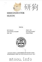 Intern.Symp.on Silicon Materials Sci.& Tech.Seniconductor silicon.1969. PDF电子版封面