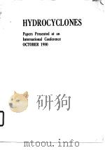 International Conference on Hydrocyclones.1980. PDF电子版封面