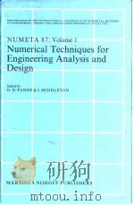 International Conference on Numerical Methods in Engineering:Theory and Applications(1987:Swansea)Nu PDF电子版封面