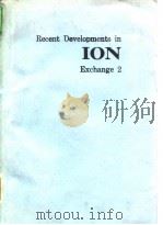 International Conference on Recent developments in ion exchcage 2.1990. PDF电子版封面