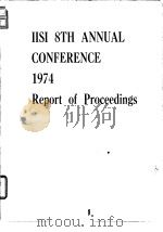 International Iron and Steel Institute.IISI 8th Annual Conference 1974.1975. PDF电子版封面