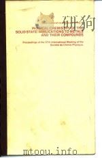 International Meeting of the International meeting of the societe de chimie Physique.Physical chemis PDF电子版封面