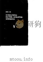 International Solvent Extraction Conference(1988:Moscow)ISEC'88;V.2.1988. PDF电子版封面