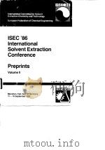 International Solvent Extraction Conference.ISEC'86.V.2.1986. PDF电子版封面