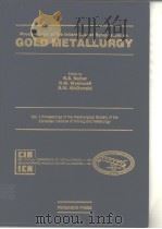 International Symposium on Gold Metallurgy (1987:Winnipeg Canada) PDF电子版封面