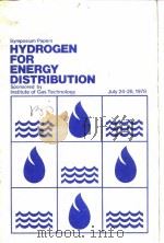 Intertute of Gas Technology Chicago.Hydrogen for energy distribution.1979. PDF电子版封面