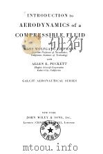 INTRODUCTION to AERODYNAMICS of a COMPRESSIBLE FLUID PDF电子版封面