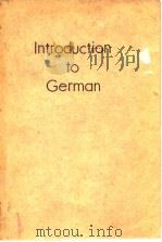 Introduction to German PDF电子版封面