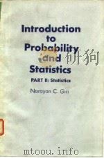Introduction to Probability and Statistics PDF电子版封面