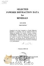 Joint Committee on Powder Diffraction Standards. Selected powder diffraction data for minerals; data PDF电子版封面
