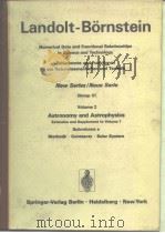Landolt-Bornstein Group V1 Volume 2 PDF电子版封面