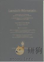 Landolt-Bornstein Volume 11 PDF电子版封面