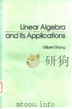 Linear Algebra and its Applications PDF电子版封面