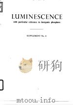 Luminescence Applied Physics PDF电子版封面