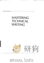 Mastering Technical Writing Joseph C.Mancuso PDF电子版封面