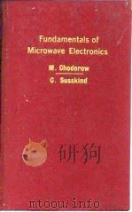 M.Chodorow & C.Susskind Fundamentals of Microwave Electronics PDF电子版封面
