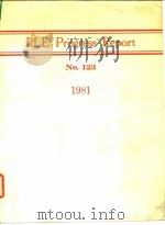 Massachuseetts Institute of Technology RLE progress report No.123.1981. PDF电子版封面