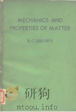 MECHANICS AND PROPERTIES OF MATTER（ PDF版）