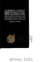 Mathematical Statistics PDF电子版封面