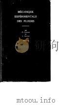 Mecanique Experiveientale Des Fluides Par R.Comolet et J.Bonnin tome III PDF电子版封面