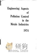 Metals Society.Activity Group Committee III.Engineering aspects of pollution control in the metals i PDF电子版封面