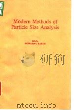Modern Methods of Particle Size Analysis PDF电子版封面