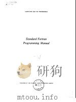 National Computing Certre.Standard FORTRAN programming manual.1972. PDF电子版封面