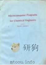 Microcomputer programs for chemical engineers.1984. PDF电子版封面