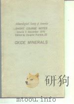 Mineralogical Society of America.Oxide minerals.1976. PDF电子版封面