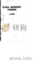 OPTICAL MICROSCOPE TECHNIQUE PDF电子版封面