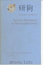 Optical Processes in Semiconductors PDF电子版封面