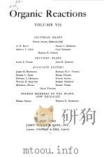 Organic Reactions.Vol.7. 1953. PDF电子版封面