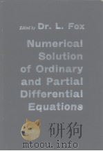 Numerical Solution of Ordinary and Partial Differential Equations PDF电子版封面