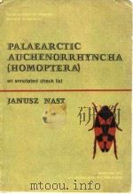PALAEARCTIC AUCHENORRHYNCHA(HOMOPTERA) PDF电子版封面