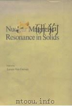 Nuclear Mangnetic Resonance in Solids PDF电子版封面