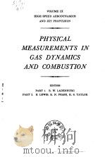 PHRSICAL MEASUREMENIS IN GAS DRNAMICS AND COMBUSTION（ PDF版）