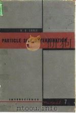 PARTICLE SIZE DETERMINATION 1955（ PDF版）