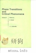 Phase transitions and critical phenomena;V.9.ed.by D.Domb.1984. PDF电子版封面