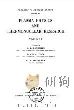 Plasma physics and thermo-nuclear research.v.2.1963. PDF电子版封面