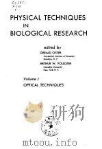 Physical techniques in biological research.v.1.1955. PDF电子版封面